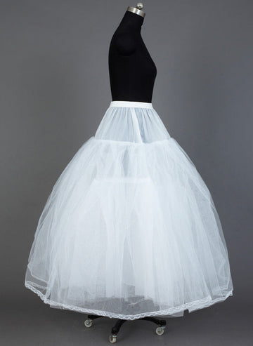 Ball Gown Slip Taffeta/Tulle Netting 3 Tiers Petticoats