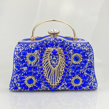 Imitation Diamond Shiny Hand Clutch Bags