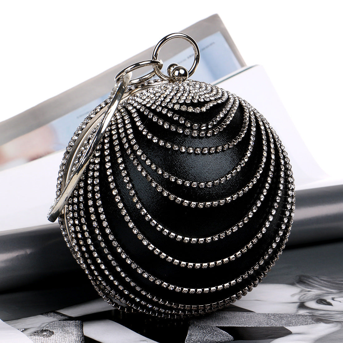 Imitation Diamond Tassel Fashion Versatile Clutch Bags